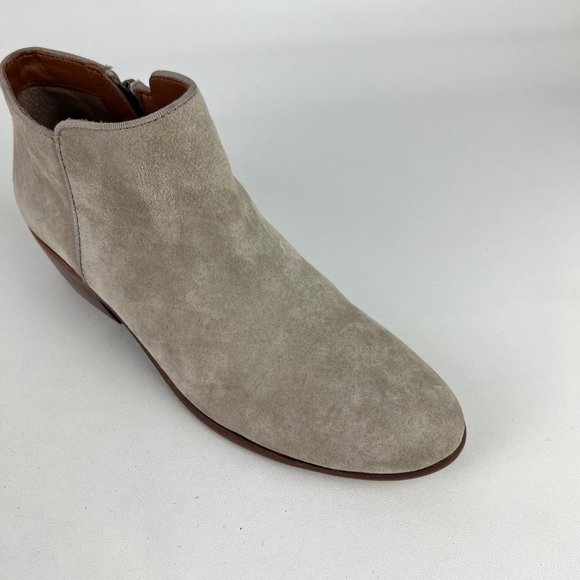 Sam Edelman Womens Petty Putty Beige Suede Leather Zip Ankle Bootie size 8.5 - Picture 10 of 16